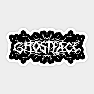 GhostFace Drummer Metal Logo Sticker